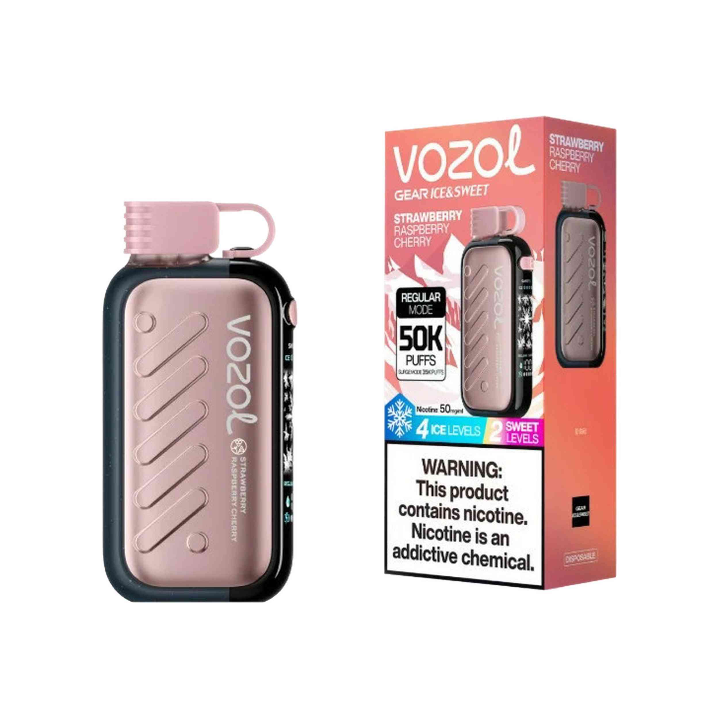 vozol Vozol Strawberry Raspberry Cherry