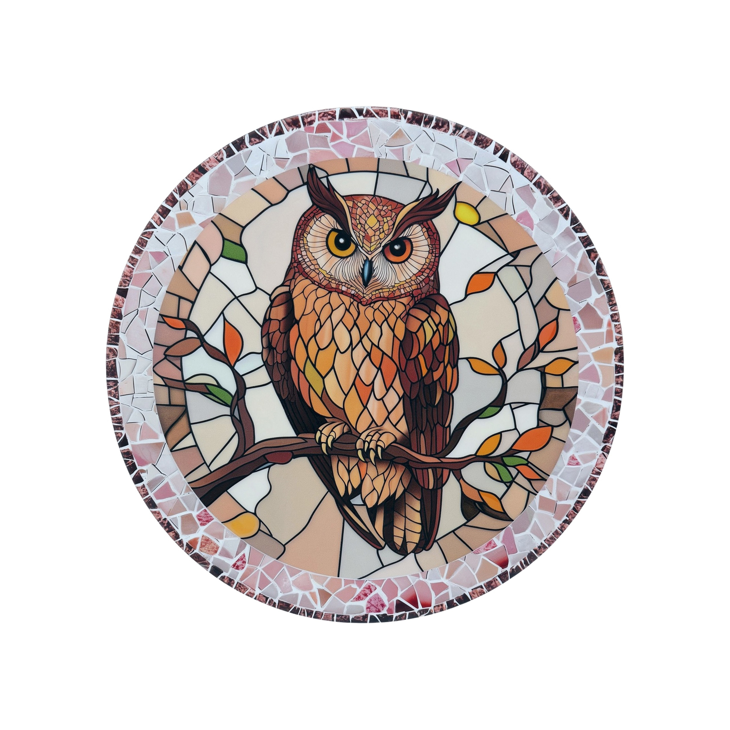 3D ceramic panel Owl
