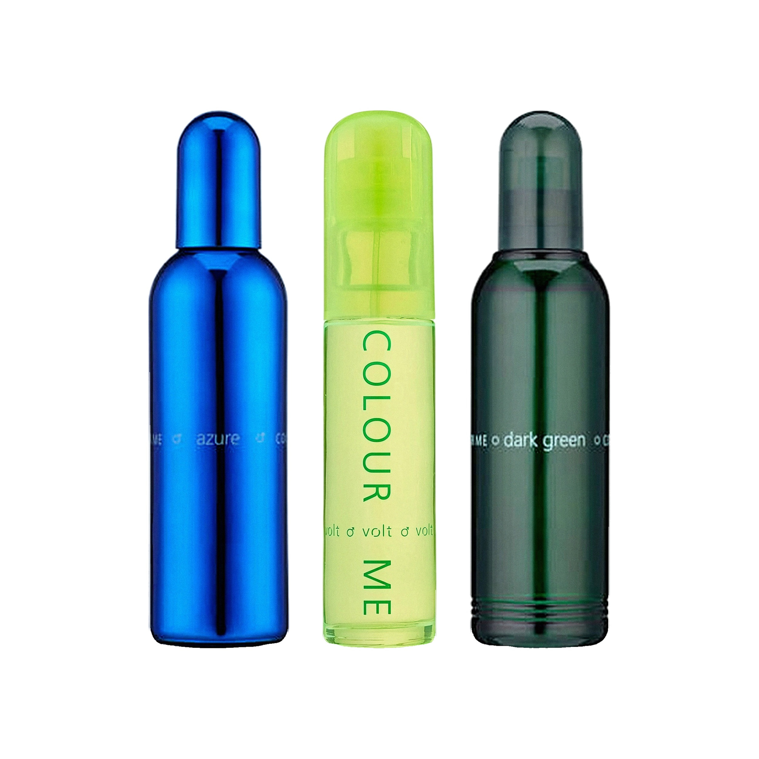 COLOUR ME AZURE?VOLT?DARK GREEN TRIPLE PACK 50ML