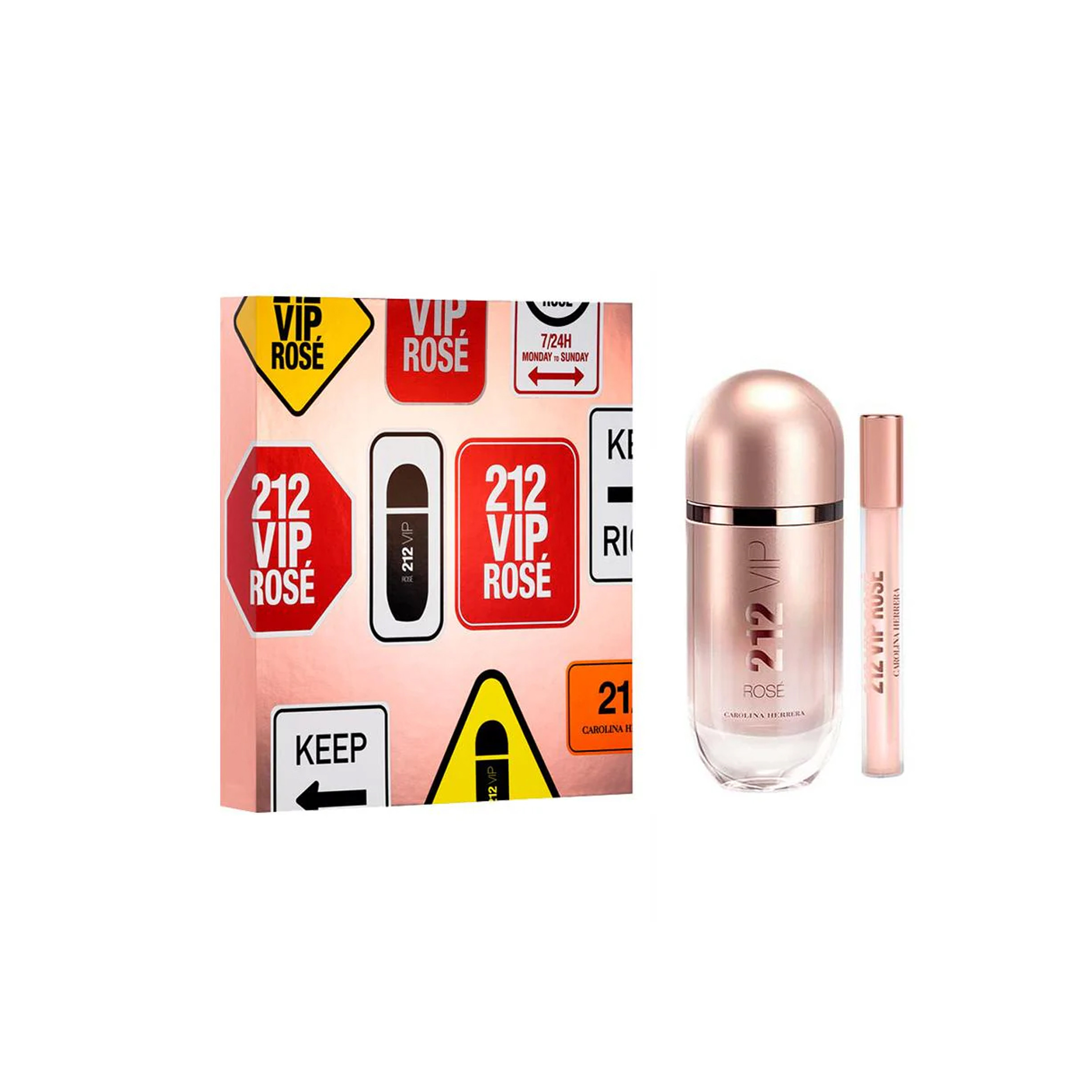 Carolina herrera 212 vip rose set online